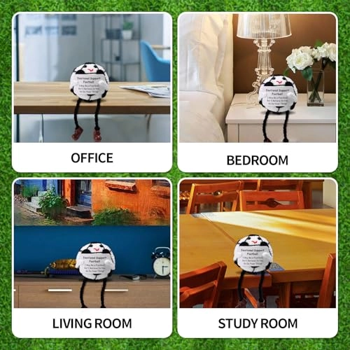 Positive Football Crochet Doll 14 cm