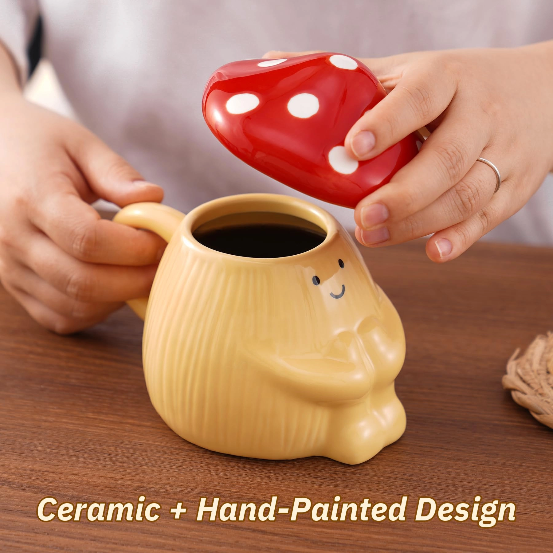 Mushroom Coffee Mug - 1 pcs - 473 ml