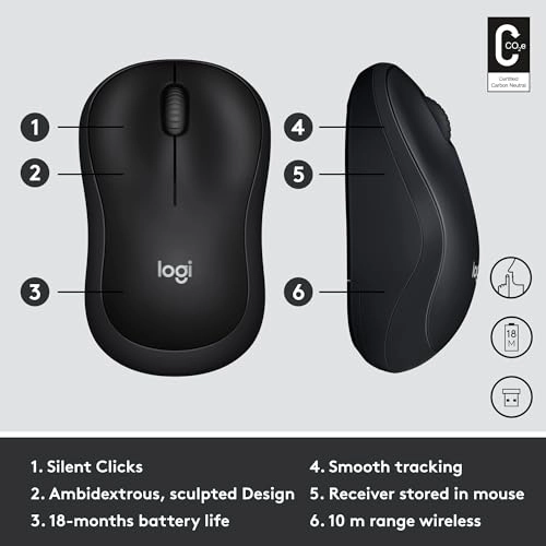 M220 Silent Mobile Mouse - Wireless