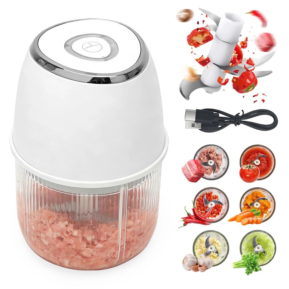 Electric Kitchen Chopper - 350 ml USB Type-C Charging