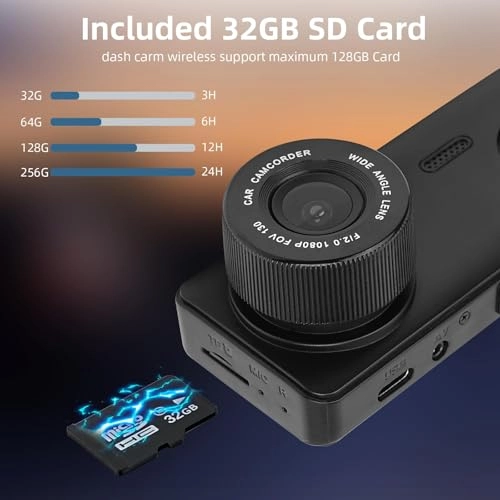 Dash Cam - 2K + 1080P