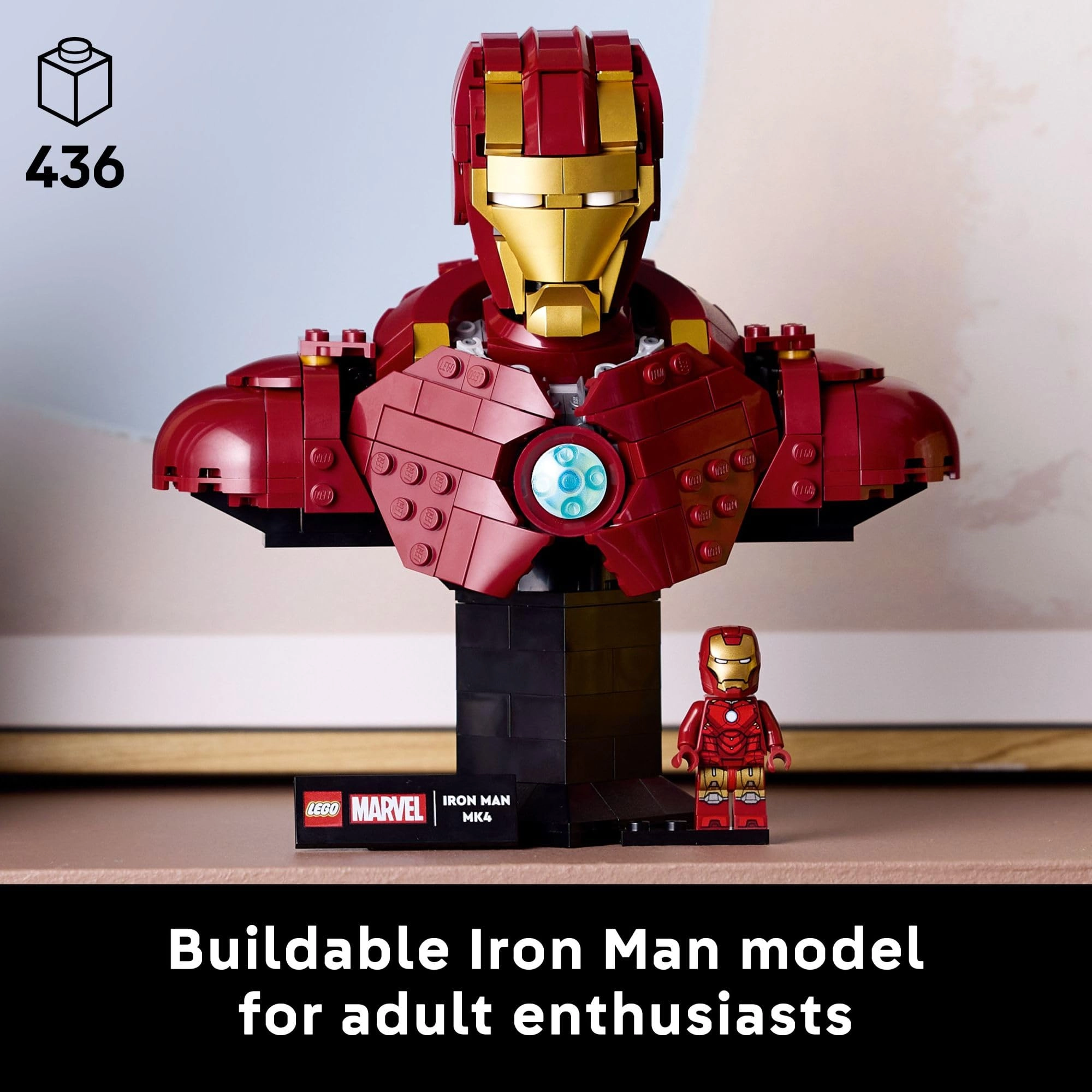 Iron Man MK4 Bust (76327) - 436 Pieces Minifigure
