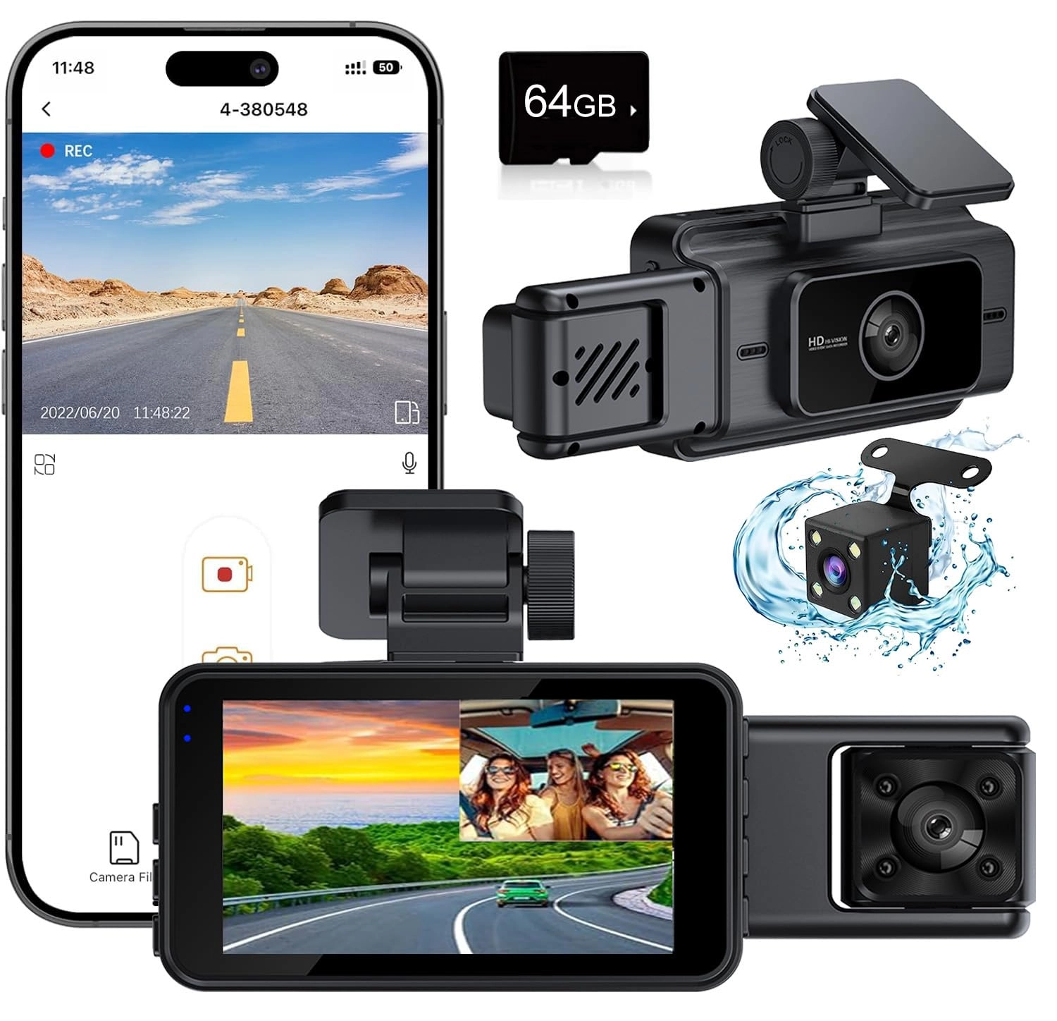 QNY Dash Camera - 1080p