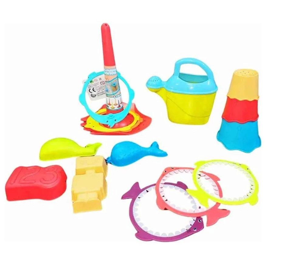 Beach Toy Set - 15 Pcs Multi Colour