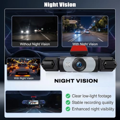 4 Channel Dash Cam - 1080P