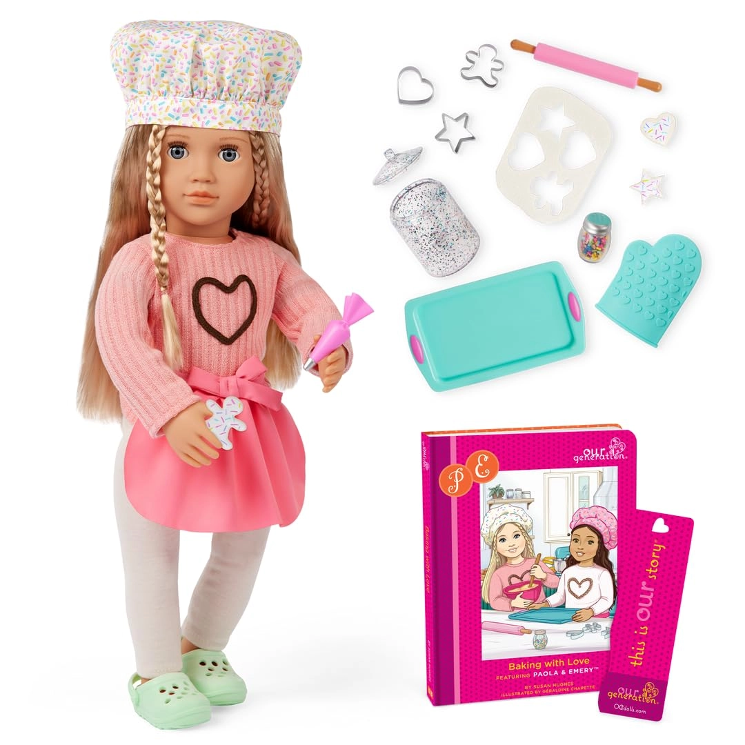 Emery Baking Doll - 18-inch light-blonde hair Ages 3+
