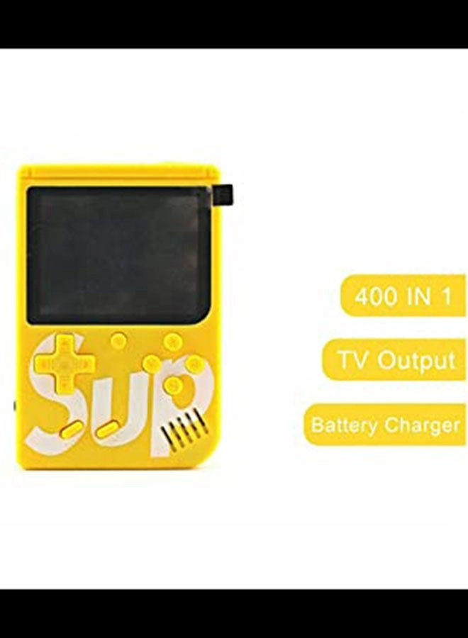 Handheld Game Console - 400 Built-in Games 3-Inch Color Screen Rechargeable Battery