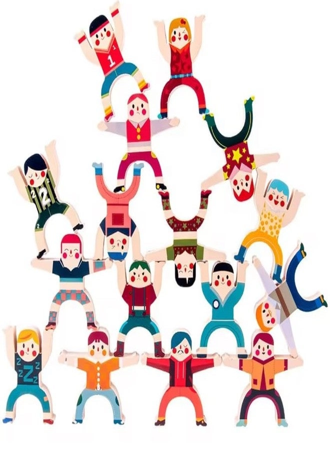 TOYARTSY Hercules - Wooden Balance Game Stacking & Balancing Toy