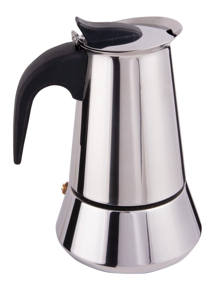 Moka Pot - 200 ml Stainless Steel 4 Cups