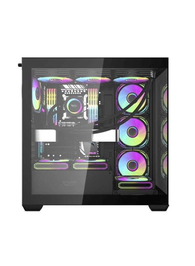 DS900G - curved tempered glass Mid Tower