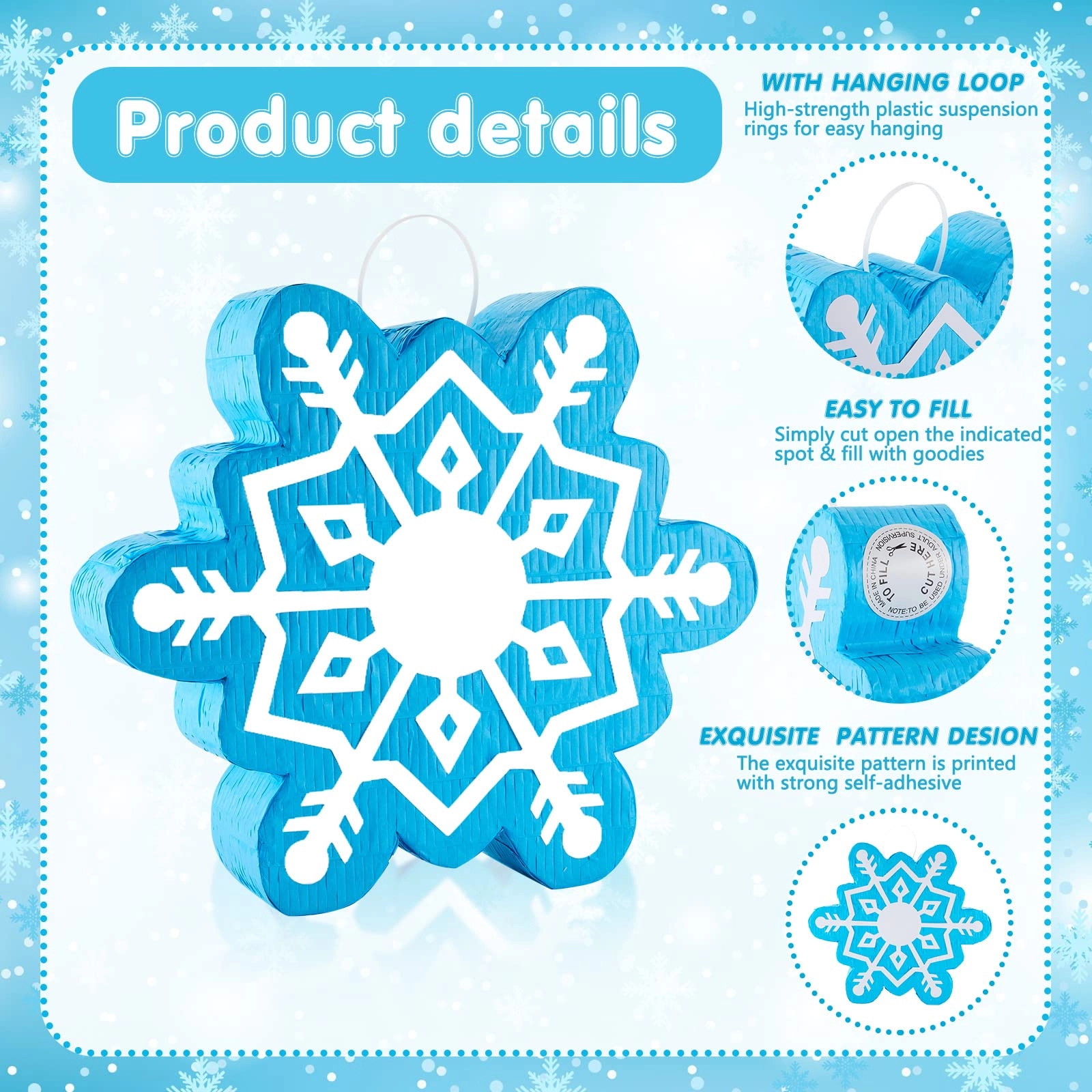 Snowflake Piñata - 1.0 Count Birthday