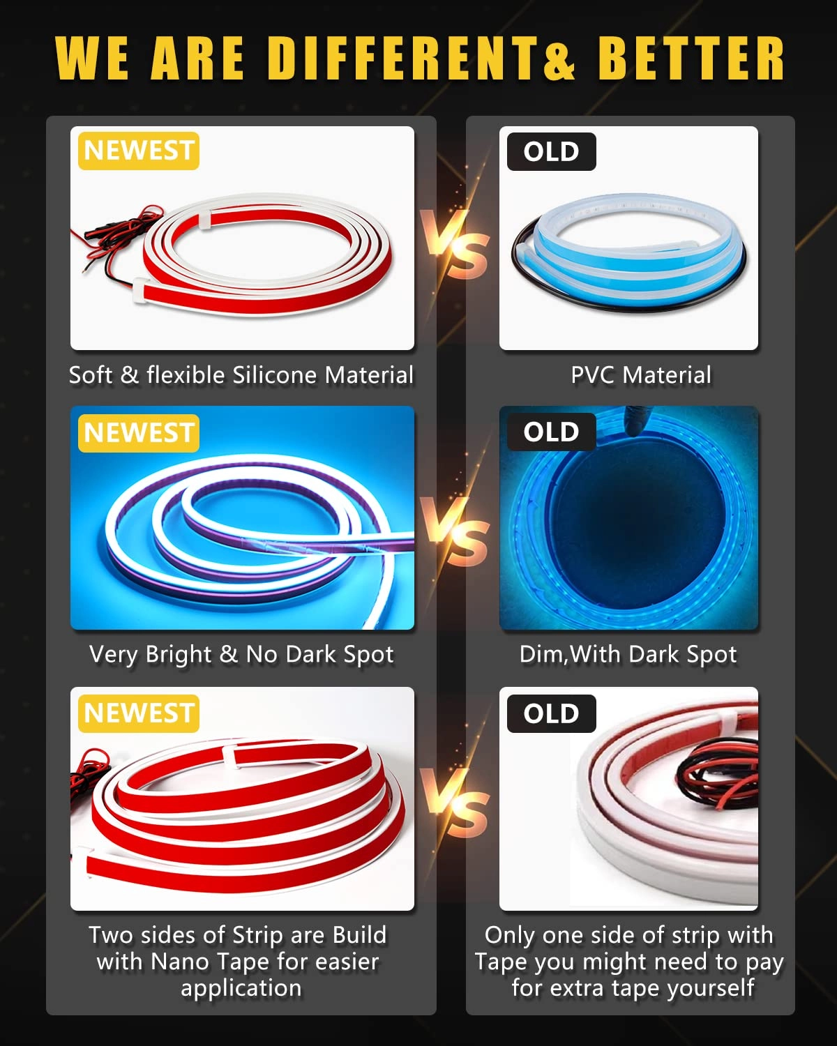 Led Hood Light Strip - 70inch