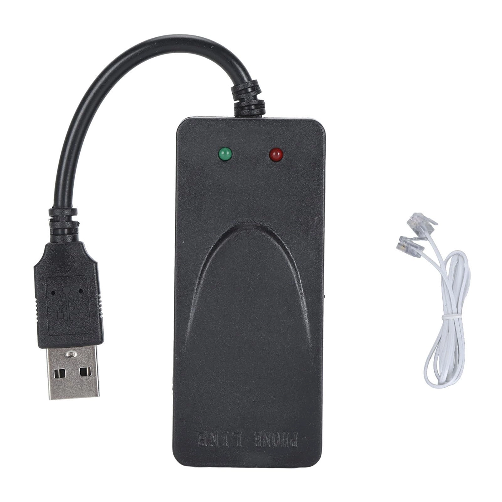 Yanmis Dual Port USB2.0 56K External Modem