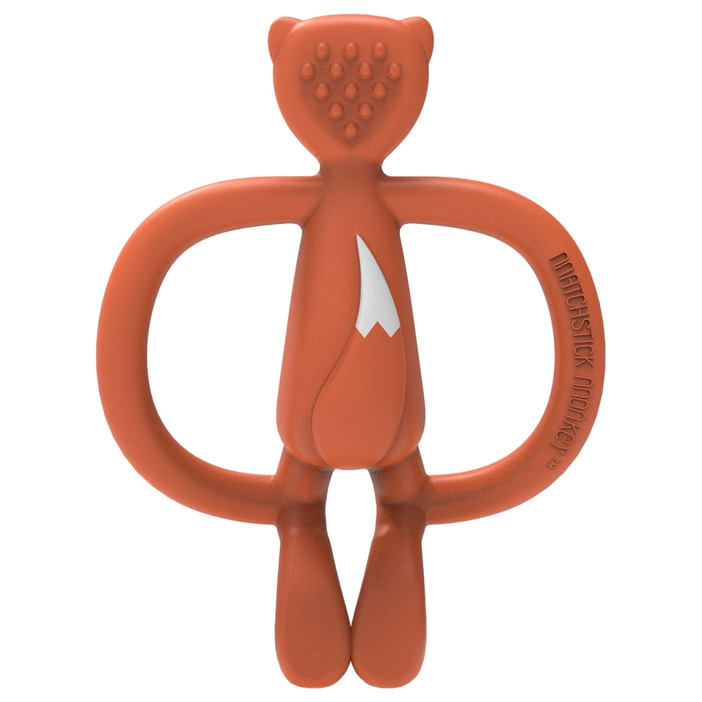 Fudge Fox Teether - food-grade silicone