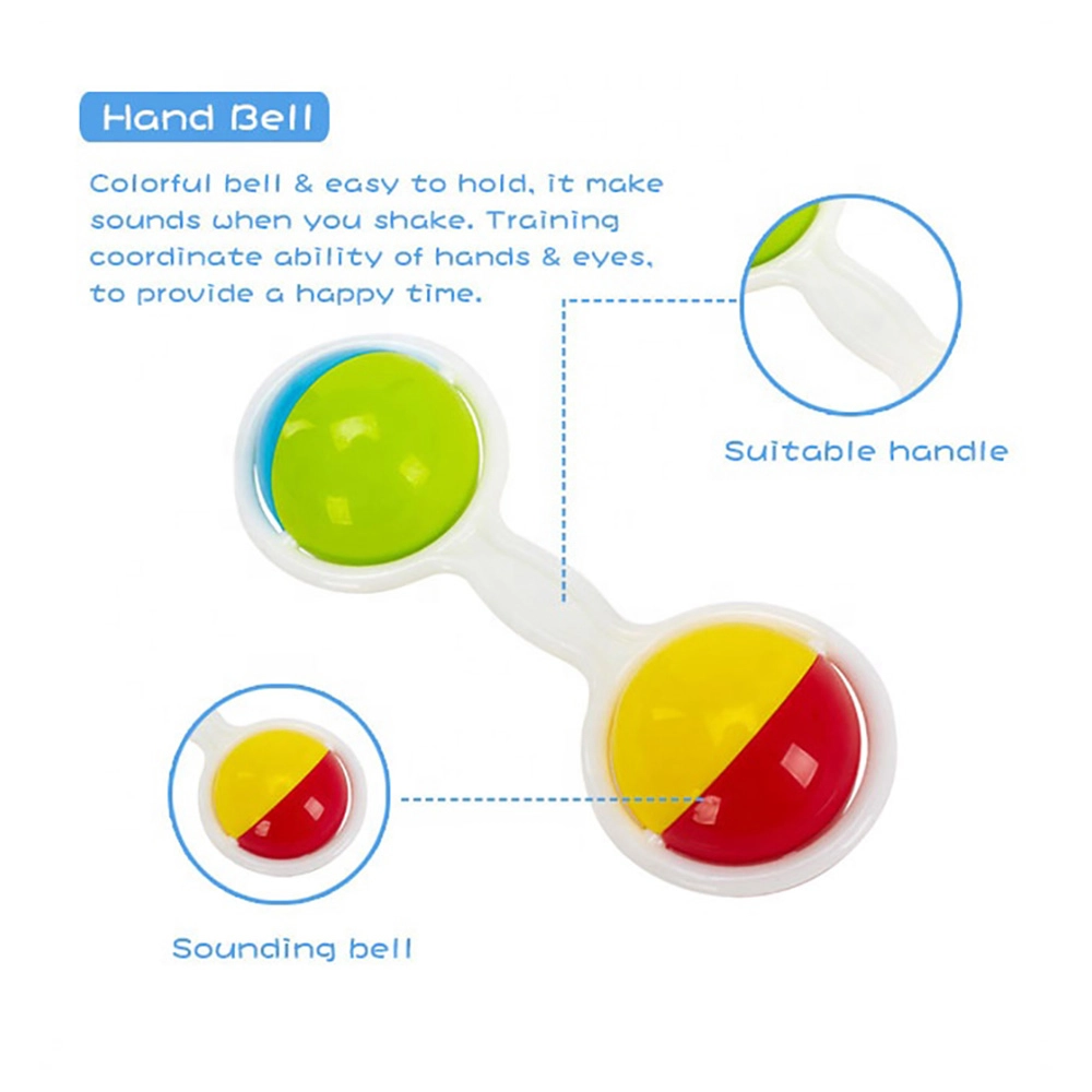 Baby Rattle - 0+ Months ABS plastic 5 Pcs