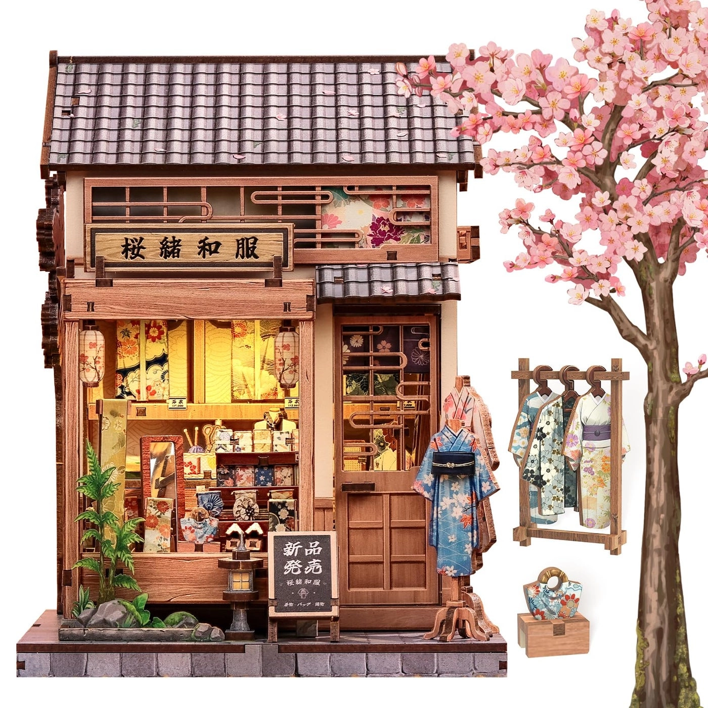 Book Nook Kit - Sakura Kimono Shop