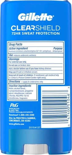 Clear Gel Power Rush - 3.8 oz