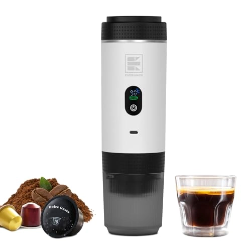 Portable Electric Espresso Machine - Rechargeable Battery NS capsules compatible