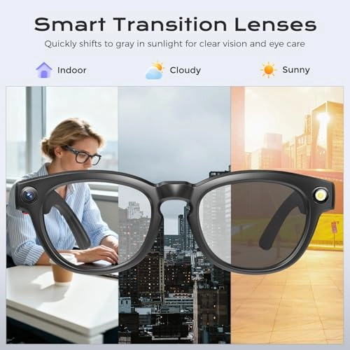 AI Smart Glasses - 4K 8MP 32GB