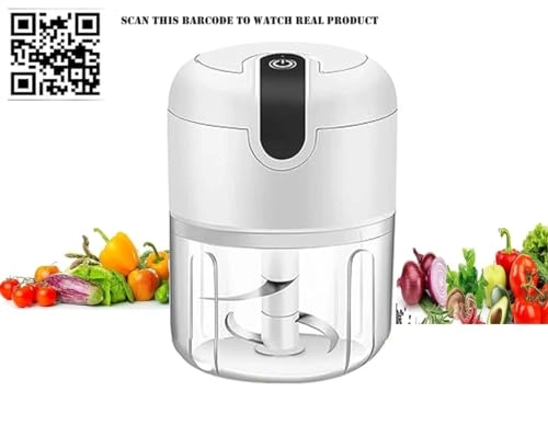 Mini Electric Garlic Chopper - 250ml 37W