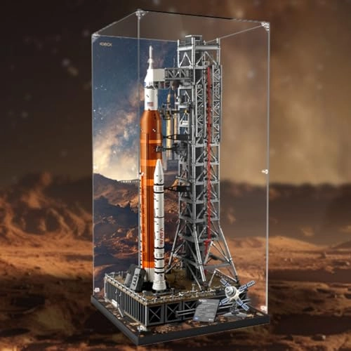 Display Box for LEGO Artemtis Space Lau-nch System 10341 - acrylic Background A