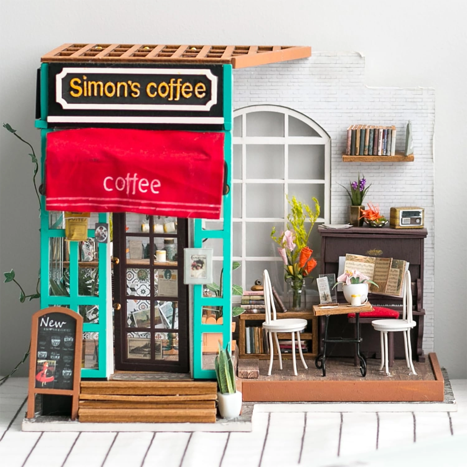 DIY Miniature Dollhouse Kit - Halloween/Christmas 1:20