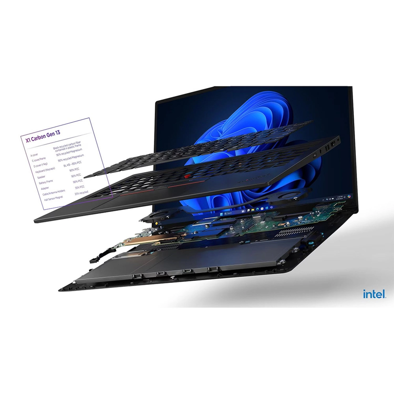 X1 Carbon Gen 13 21NS0014US - 14'' Core Ultra 7 258V 32GB DDR5 512GB SSD