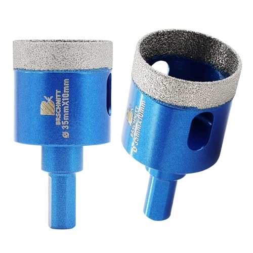 BRSCHNITT Diamond Drill Bits - 1-3/8 Inch Glass Hole Saw