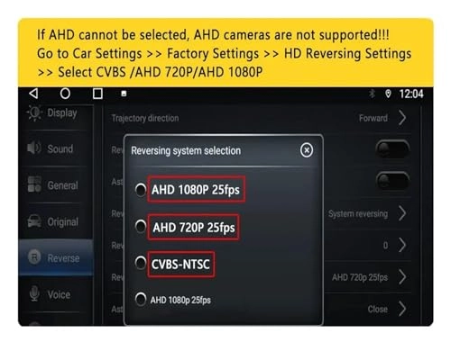 Reverse Camera - Night vision HD