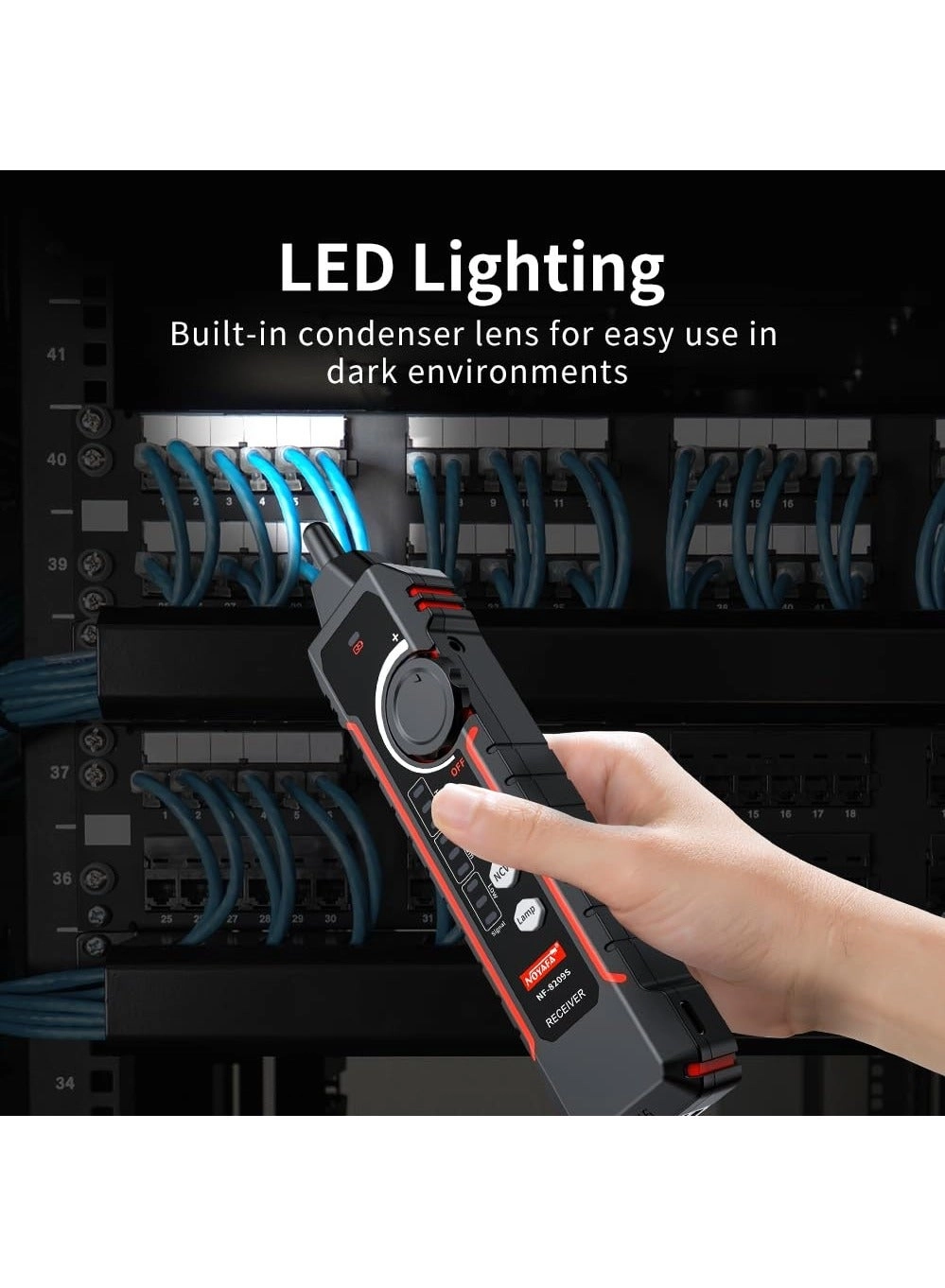 NF-8209S - RJ45 RJ11 PoE Wiremap