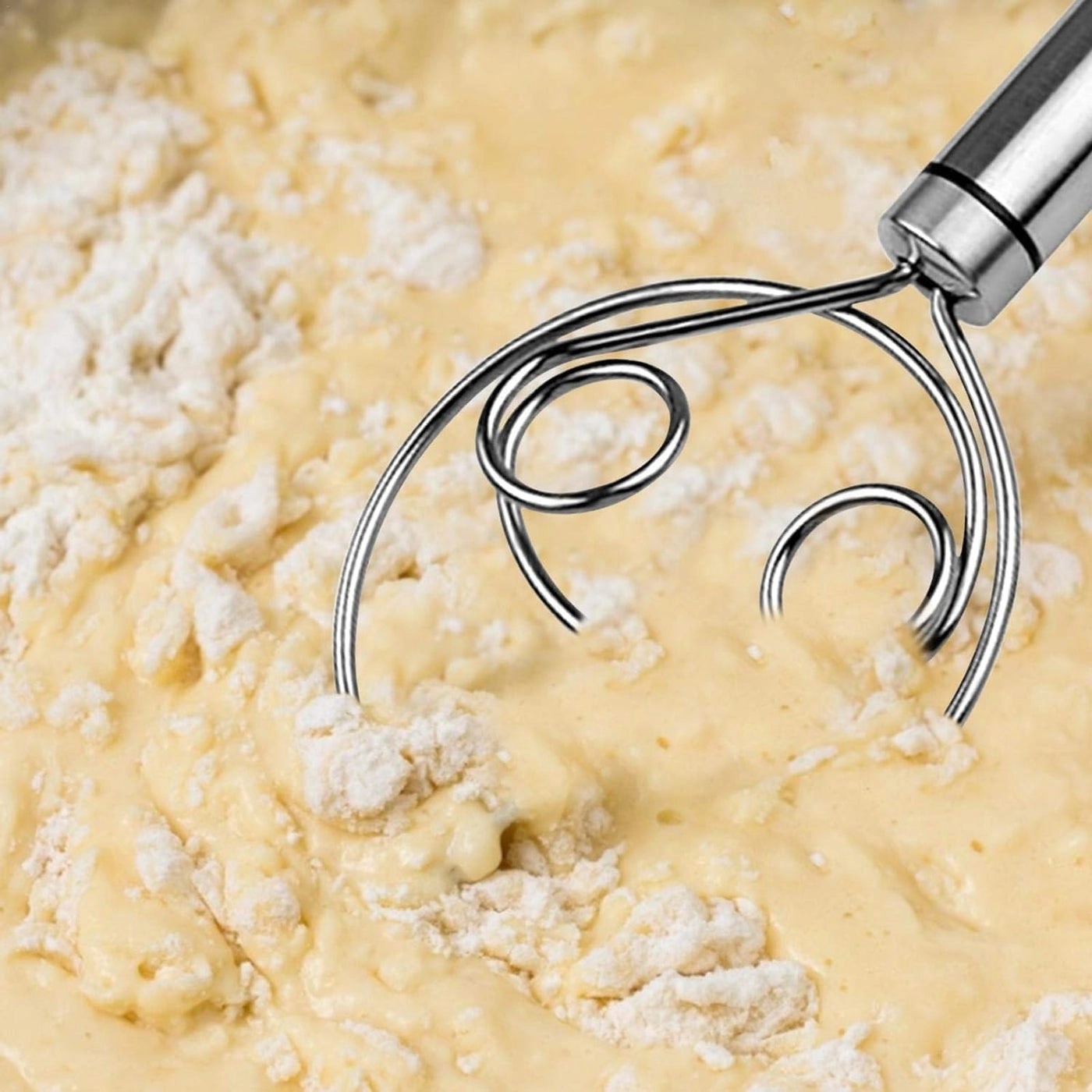 Dough Mixer - Stainless Steel Egg Beater