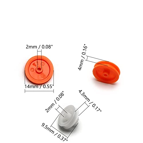 Plastic Gears Kit - 12 pcs