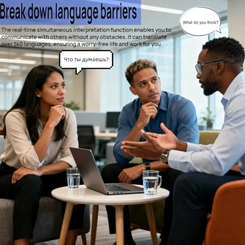 Smart Bluetooth Glasses - AI Translation 140 Languages 6 Hours