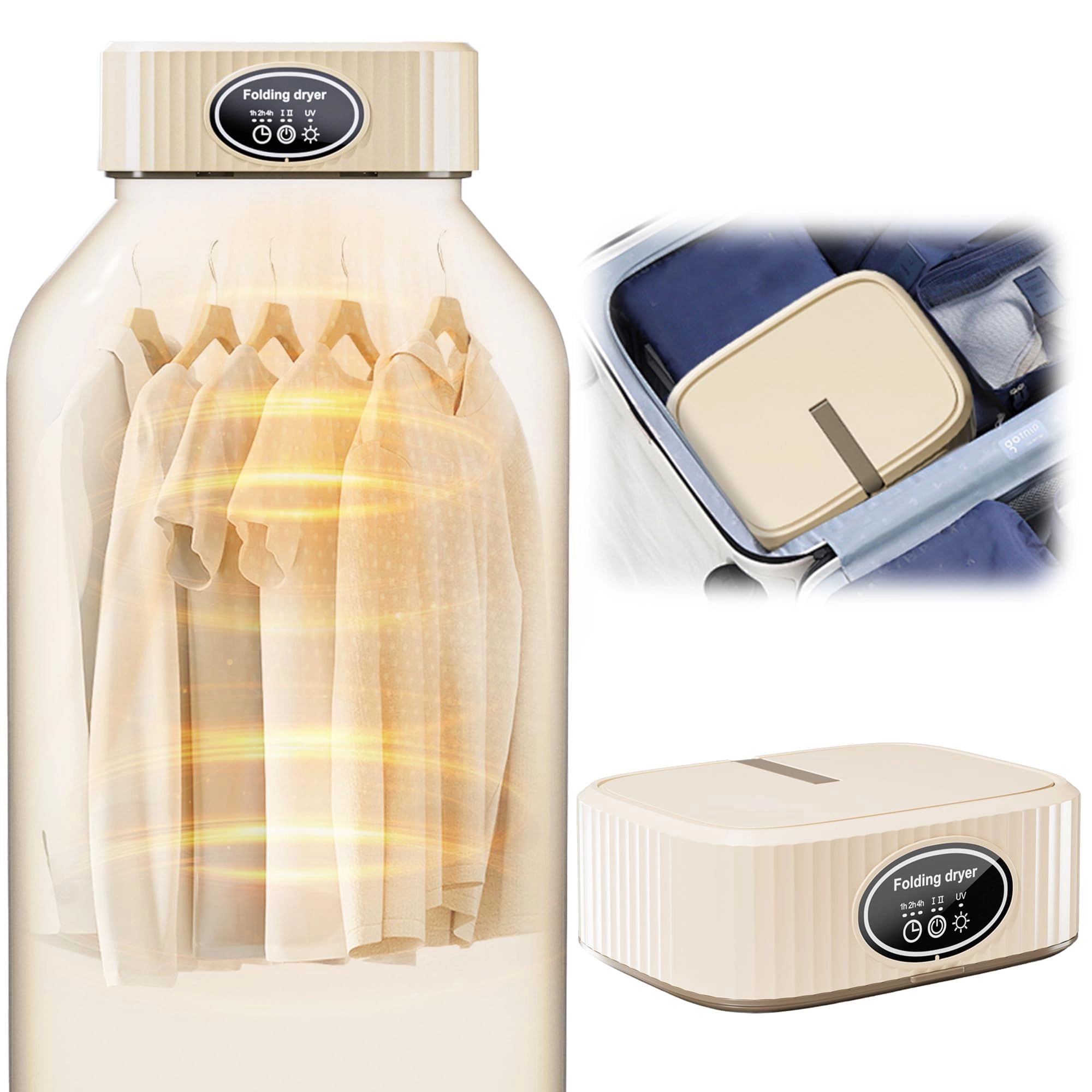 Calivor Portable Clothes Dryer - Adjustable Timer Compact