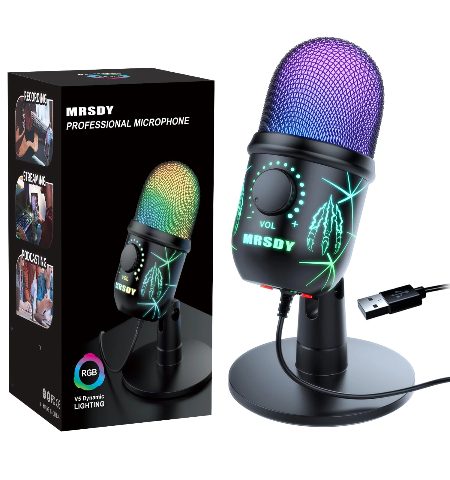 MRSDY V5 USB Microphone