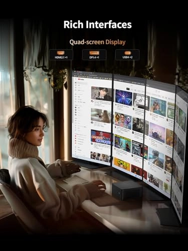 UM890 Pro - M.2 2280 PCIe4.0 SSD 8TB 96GB Ryzen 9 8945HS