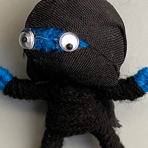Ninja Voodoo String Doll Keychain