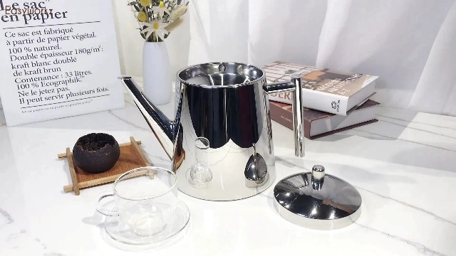Double Wall Tea Pot - Stainless Steel 304 1000 milliliter