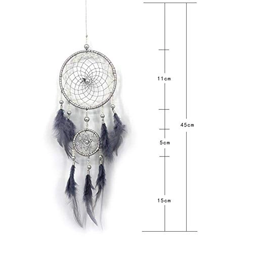 Dream Catcher - Crystal Love Feather With Lamp
