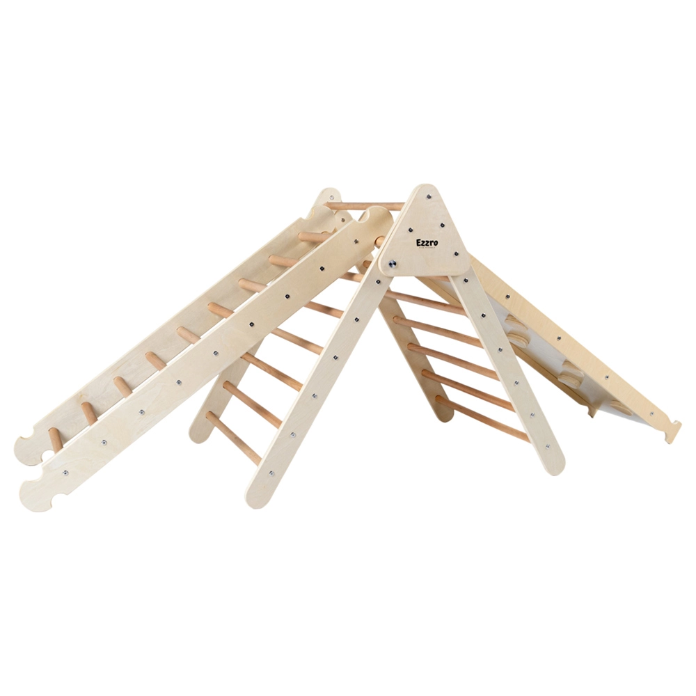 Climbing Pikler - Ladder & Ramp Slide Natural Large