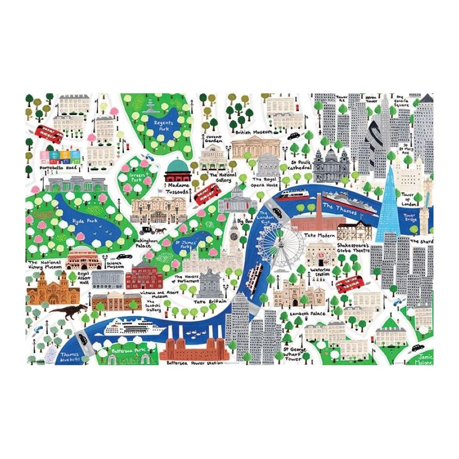 PYRAMID POSTERS Jamie Malone London Maxi Poster - Paper 61x92 cm