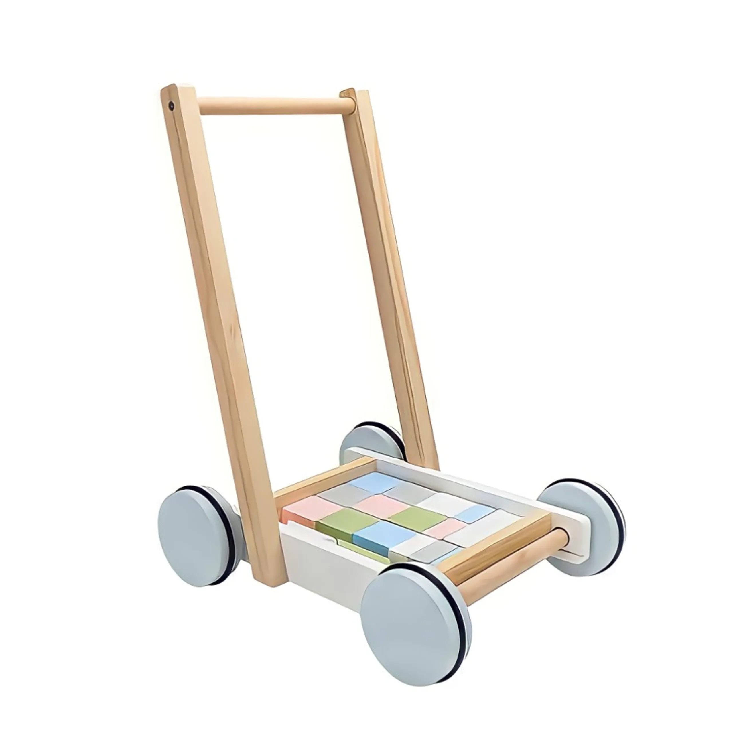 Factory Price Aiden Building Blocks Small Cart & Baby Walker - 0 years to 2 years 1.46 kg
