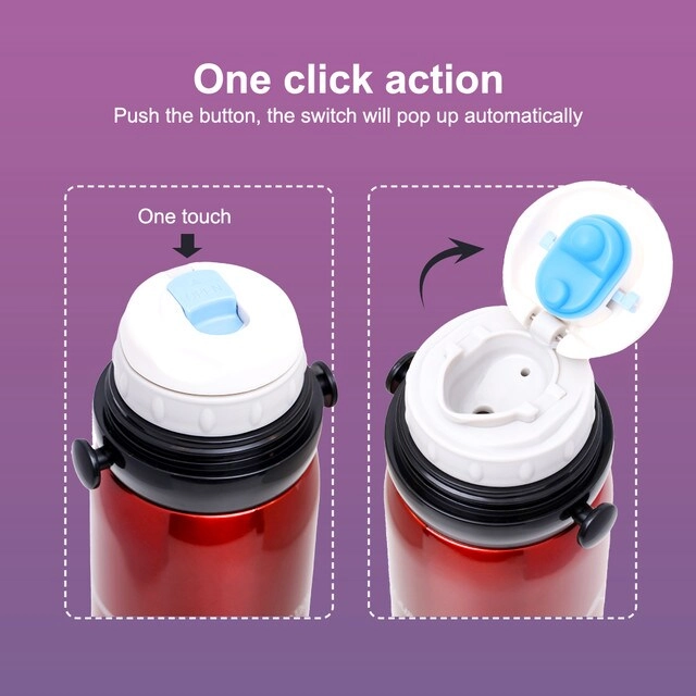 Insulated School Water Bottle Vacuum Insulated 800 ml