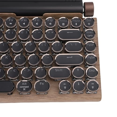 Retro Typewriter Mechanical Gaming Keyboard - Wired/Wireless