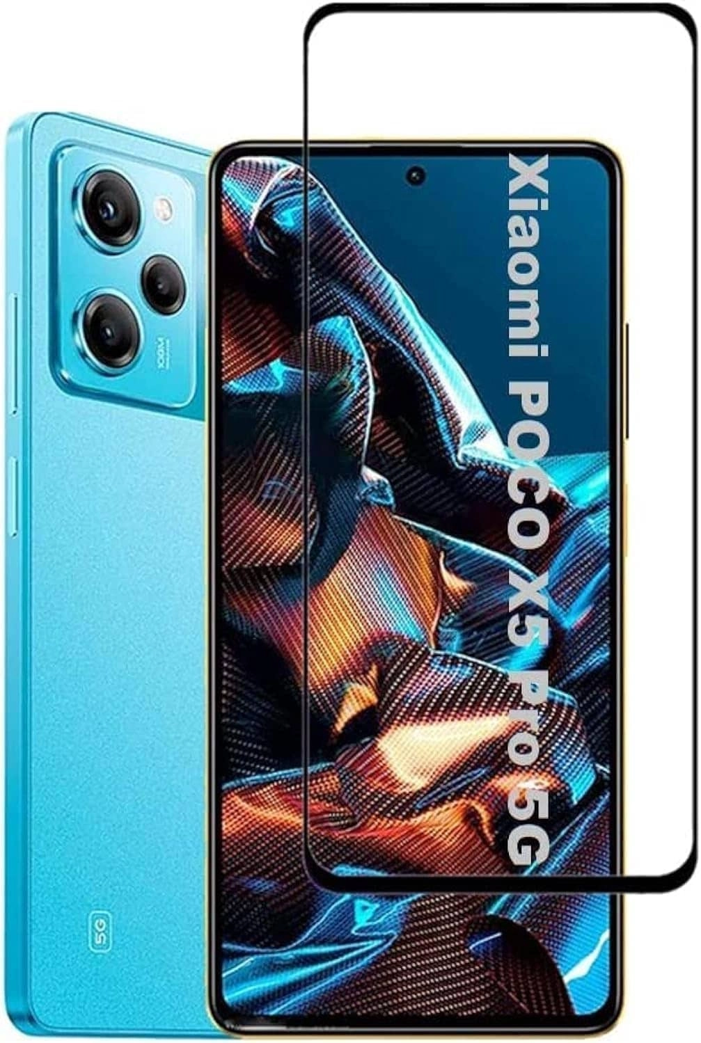 Muzz International HD Tempered Glass Screen Protector for Xiaomi Poco X5 Pro