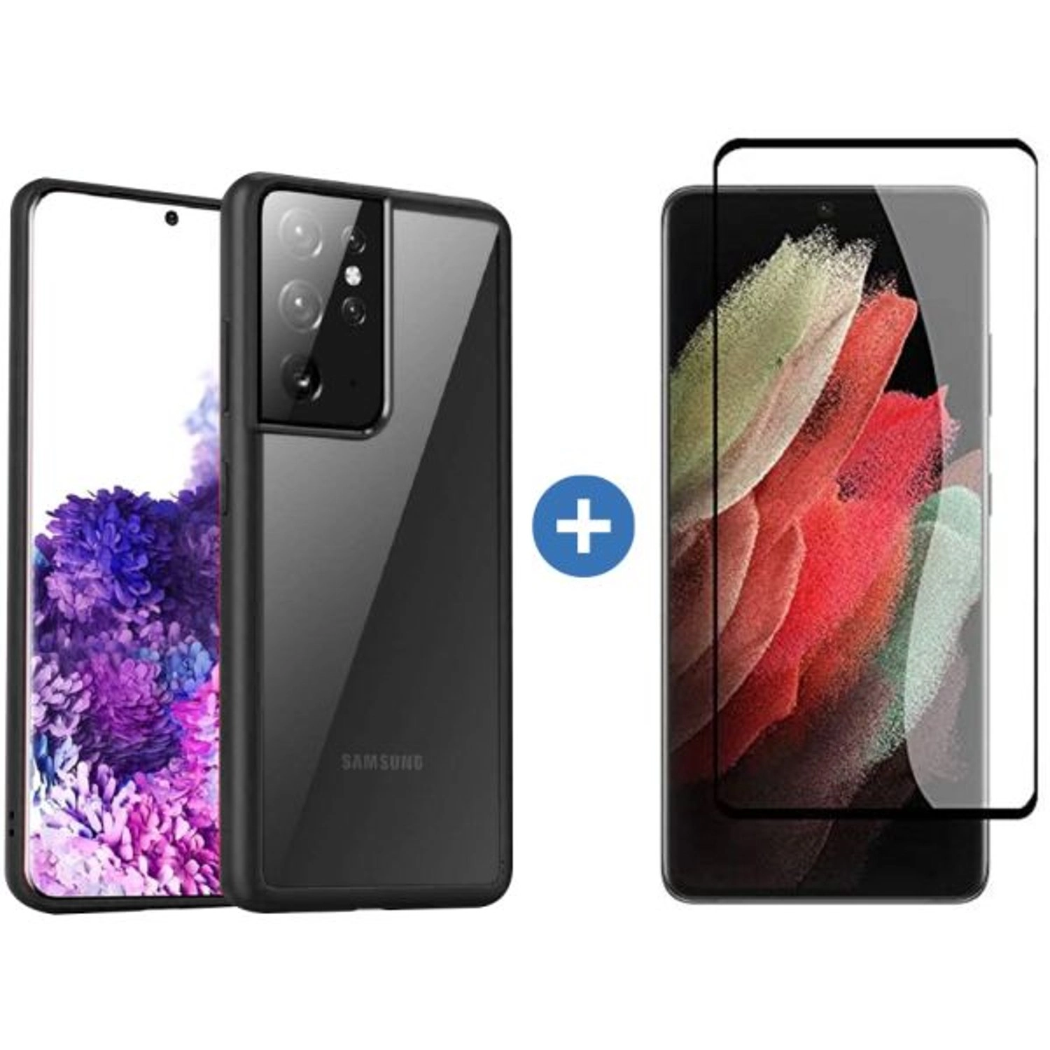 Trands TR- BD783 Case with Screen Protector for Galaxy S21 Ultra