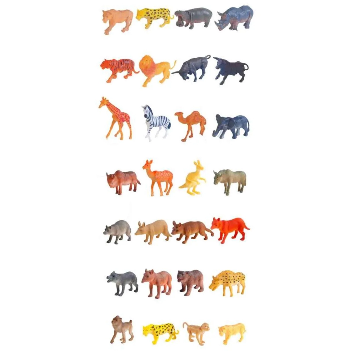 Power Joy Safari Animals Collectable Toys (ALGT-999A-22) 4 pcs