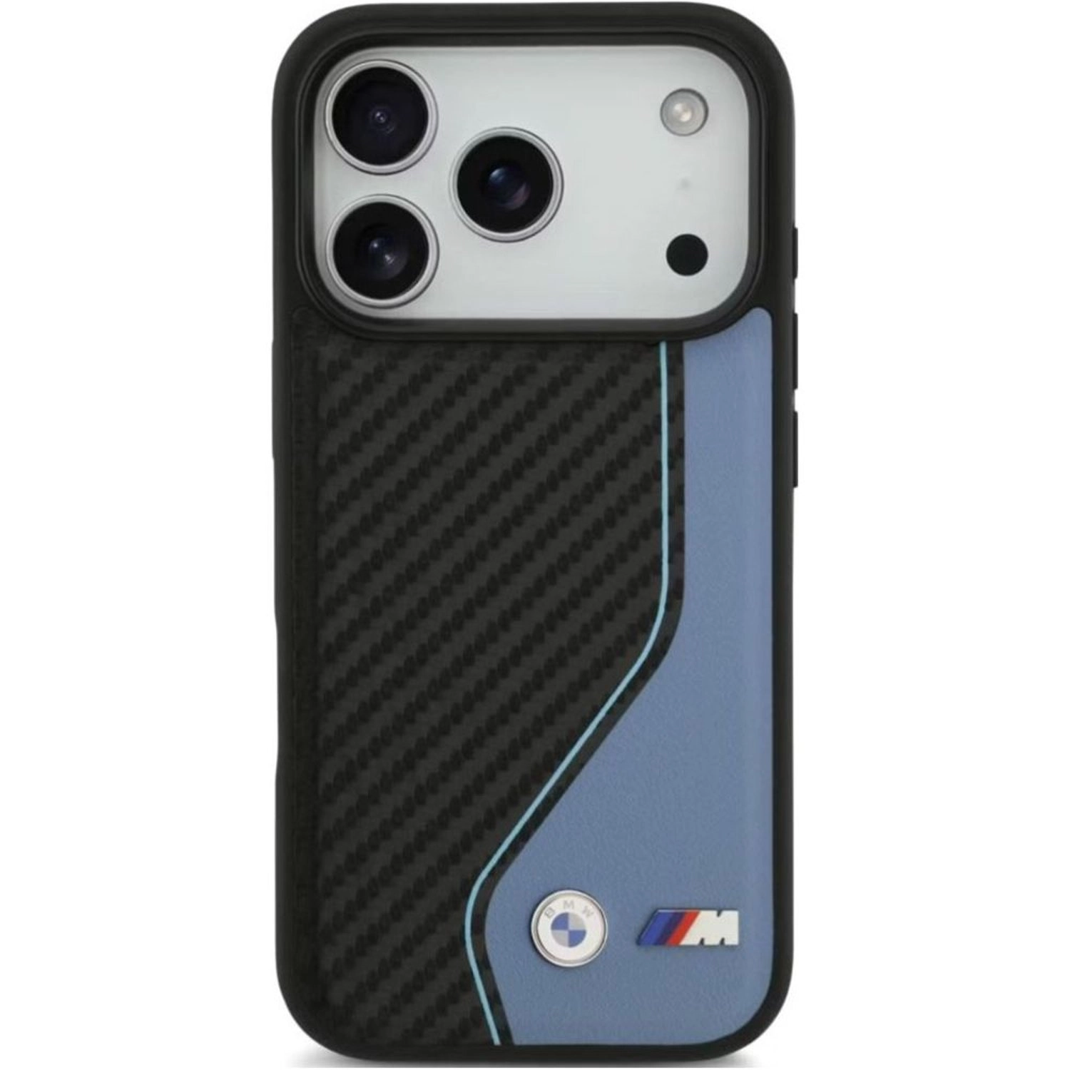 PU Leather and Carbon Case with MagSafe for iPhone 17 Pro Max