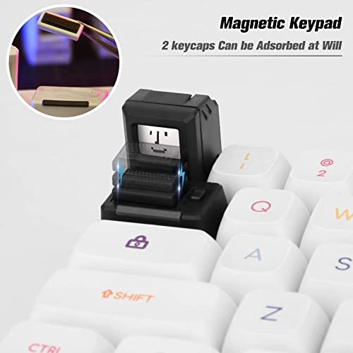 Magnetic Transparent Keycaps - Retro Backlit Universal GH60 GK61