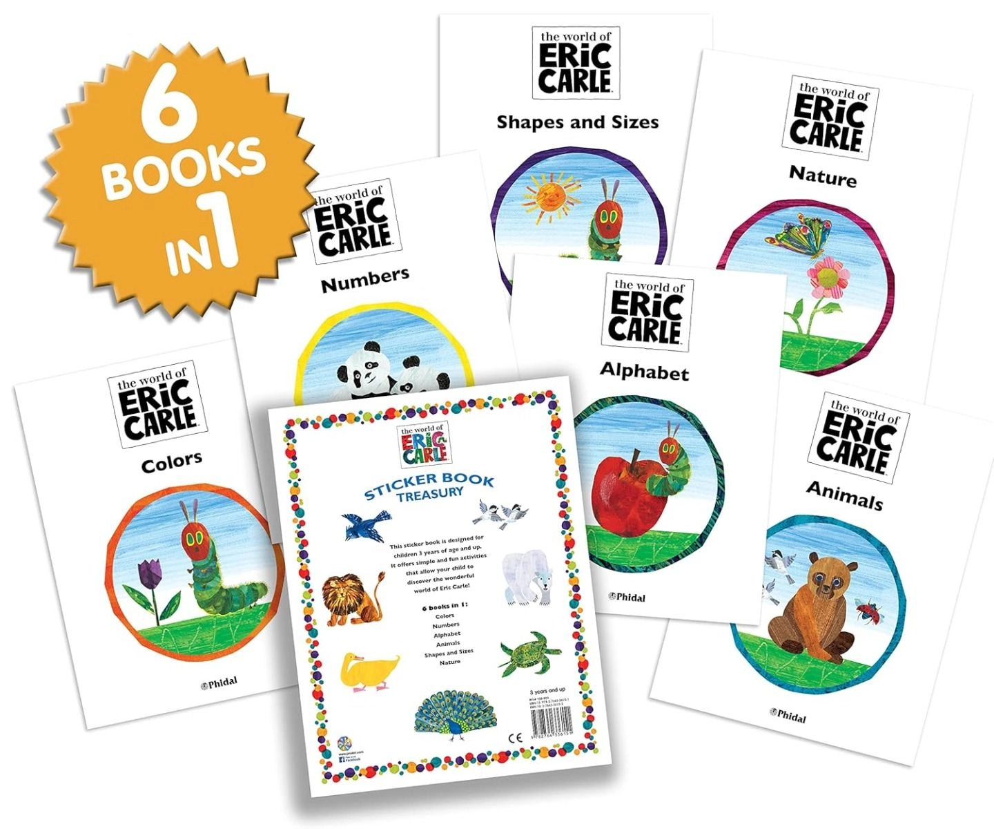 The World of Eric Carle Sticker Book 350 pcs